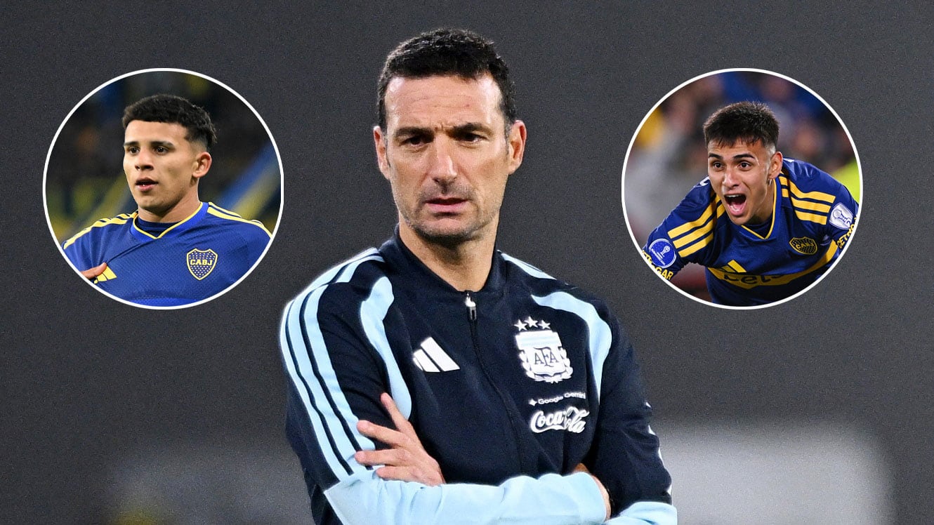 Scaloni analiza citar a Flores y Delgado y Boca podría perderlos