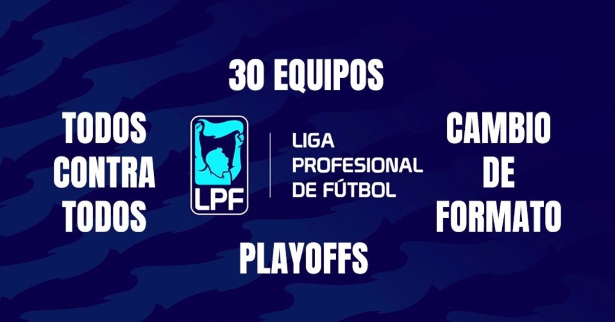 Liga Profesional: el torneo 2027 será de todos contra todos