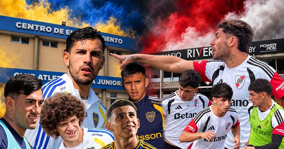 Boca y River llegan al Superclásico con sus juveniles al frente