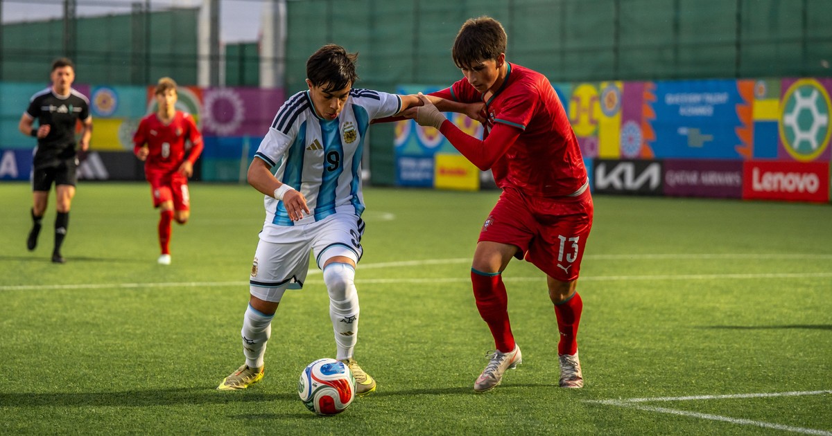 Argentina Sub 15: goleó a Croacia y cayó con Portugal en Bakú